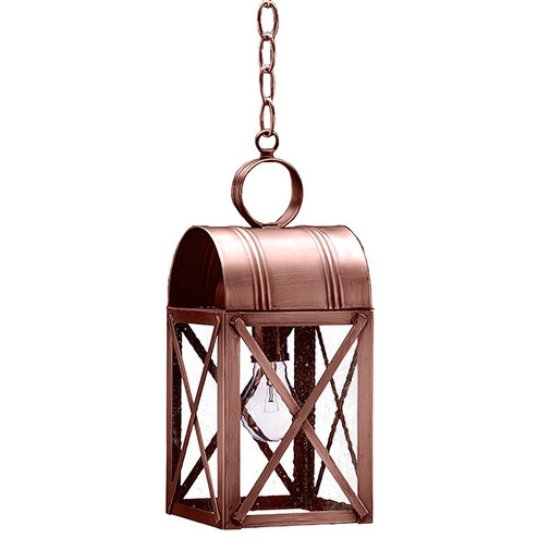 Adams One Light Hanging Lantern in Antique Copper (196|6032ACMEDSMG)