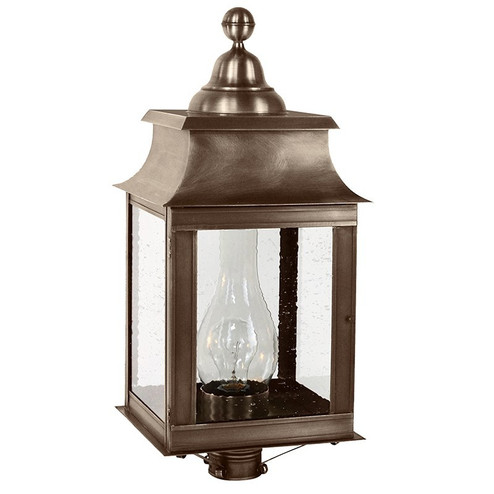 Concord One Light Post Mount in Dark Antique Brass (196|5653DABCIMCSG)