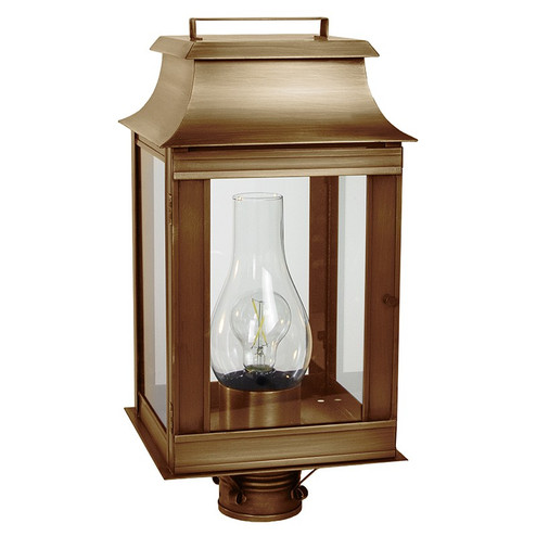 Concord One Light Post Mount in Antique Brass (196|5643ABCIMCLR)