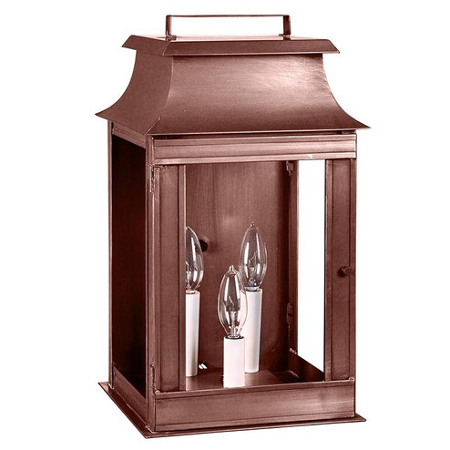Concord Three Light Wall Mount in Antique Copper (196|5631ACLT3CLR)