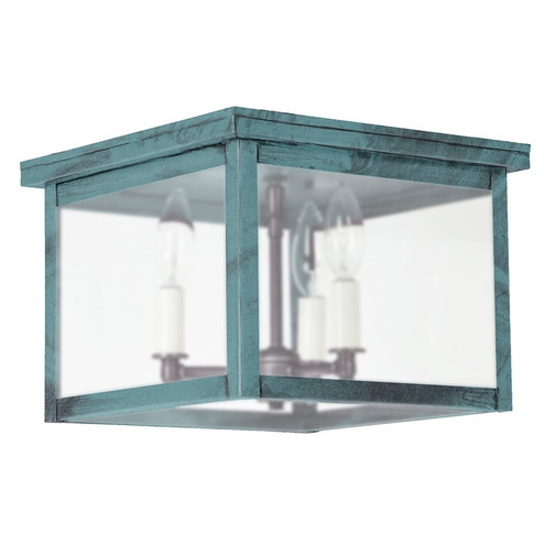 Flush Three Light Flush Mount in Verdi Gris (196|4904VGLT3FST)