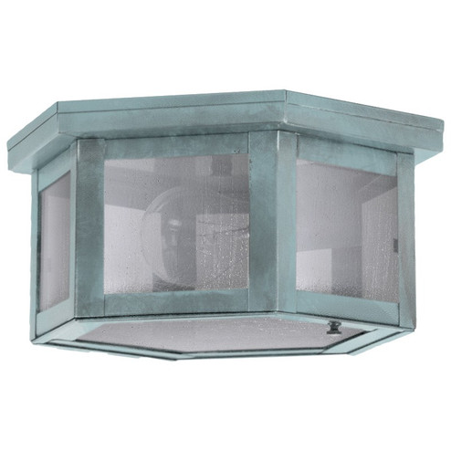 Flush One Light Flush Mount in Verdi Gris (196|4504VGMEDSMG)