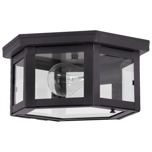 Flush One Light Flush Mount in Dark Brass (196|4504DBMEDCLR)