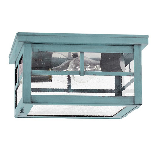 Flush Two Light Flush Mount in Verdi Gris (196|4404VGMED2SMG)