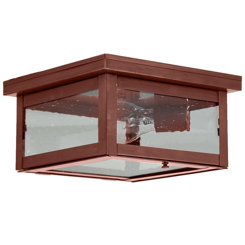 Flush One Light Flush Mount in Antique Copper (196|4314ACMEDCSG)