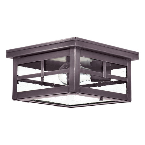 Flush One Light Flush Mount in Dark Brass (196|4304DBMEDCSG)