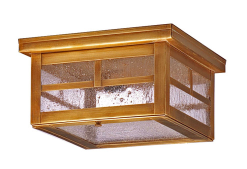 Flush One Light Flush Mount in Antique Brass (196|4304ABMEDSMG)