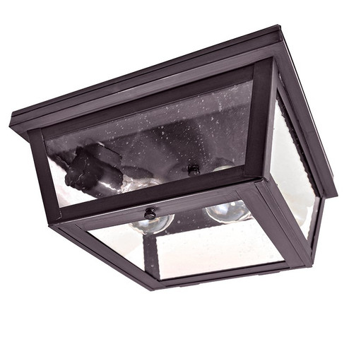Flush Two Light Flush Mount in Dark Brass (196|4204DBMED2SMG)
