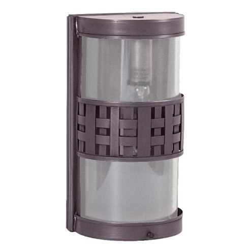 Weave One Light Wall Lantern in Dark Brass (196|351WDBMEDFST)