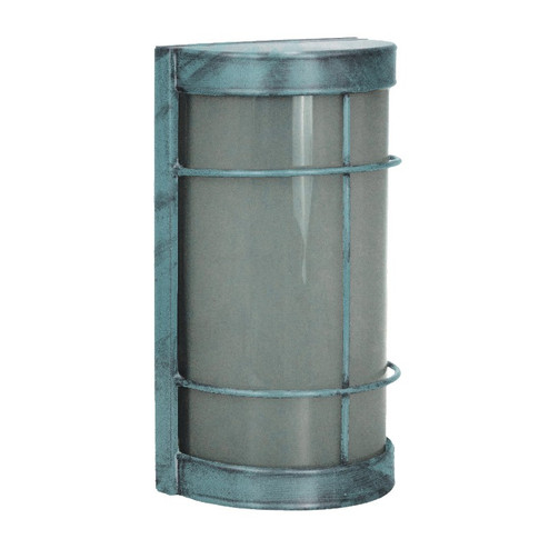 Nautical One Light Wall Sconce in Verdi Gris (196|351VGMEDFST)
