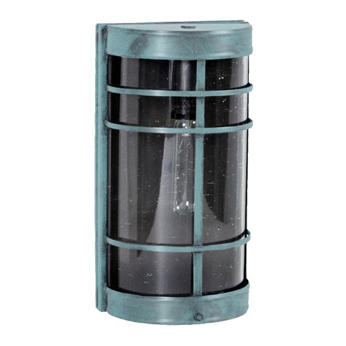 Nautical One Light Wall Lantern in Verdi Gris (196|351BVGMEDCSG)