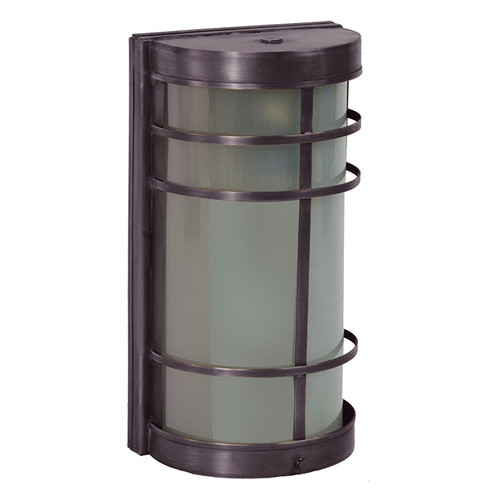 Nautical One Light Wall Lantern in Dark Brass (196|351BDBMEDFST)