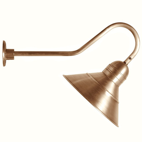 Barn One Light Wall Mount in Antique Brass (196|3449ABMED)
