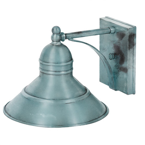 Barn One Light Wall Mount in Verdi Gris (196|3411VGMED)