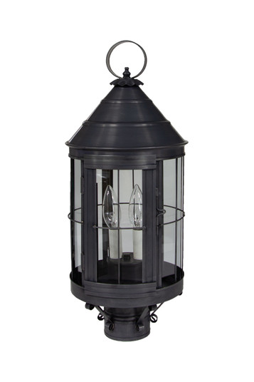 Heal Two Light Post Mount in Dark Brass (196|3333DBLT2CLR)