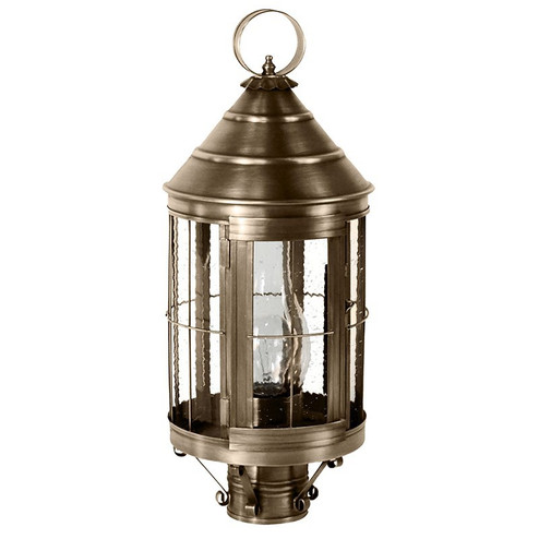 Heal One Light Post Mount in Dark Antique Brass (196|3333DABCIMCSG)