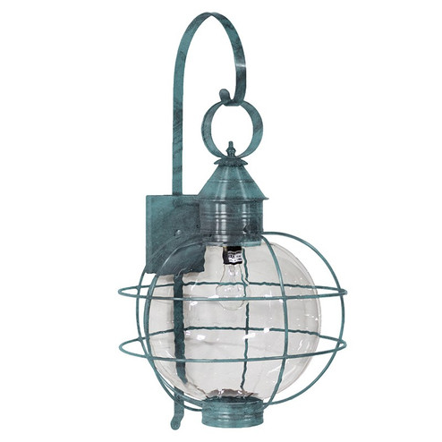 Round One Light Wall Mount in Verdi Gris (196|2851VGMEDCSG)