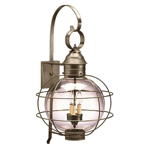 Round Three Light Wall Mount in Dark Antique Brass (196|2851DABLT3CSG)
