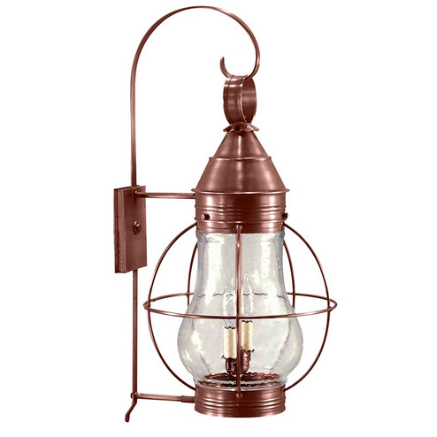 Bosc Two Light Wall Mount in Antique Copper (196|2741ACLT2CSG)