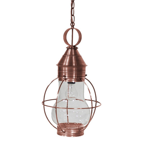 Bosc One Light Hanging Lantern in Antique Copper (196|2732ACMEDCLR)