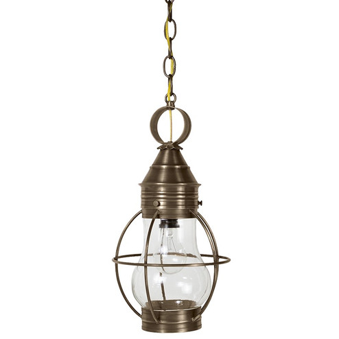 Bosc One Light Hanging Lantern in Dark Antique Brass (196|2722DABMEDCLR)