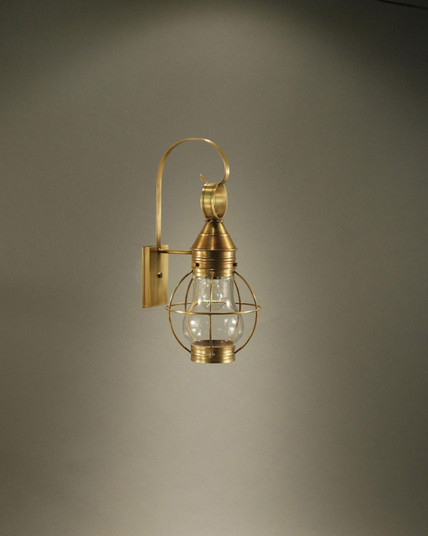 Bosc One Light Wall Mount in Antique Brass (196|2721ABMEDCLR)