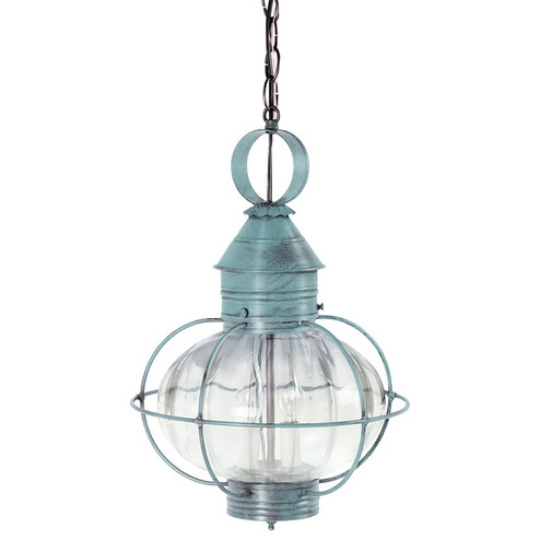 Onion Two Light Hanging Lantern in Verdi Gris (196|2542VGLT2OPT)