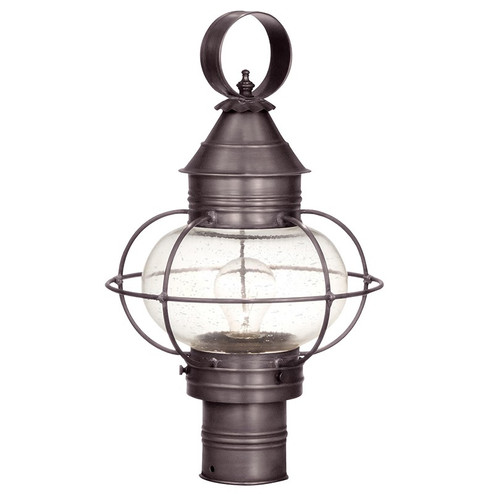 Onion One Light Post Mount in Dark Brass (196|2533DBMEDCSG)