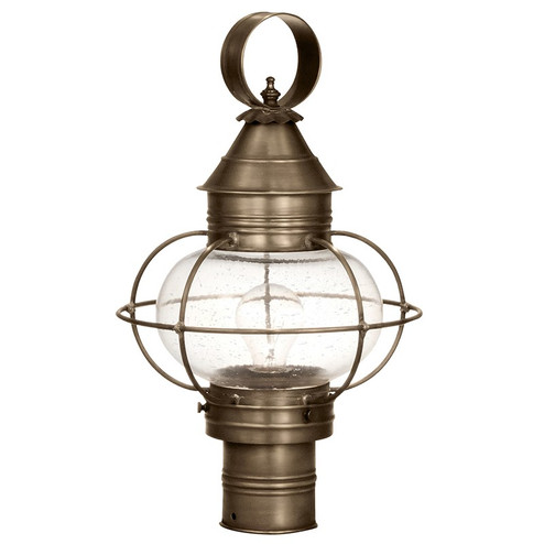 Onion One Light Post Mount in Dark Antique Brass (196|2533DABMEDCSG)
