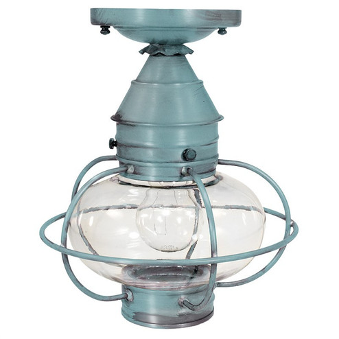 Onion One Light Flush Mount in Verdi Gris (196|2524VGMEDCLR)