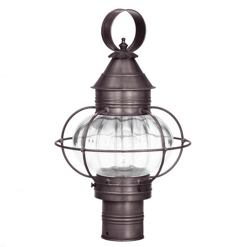 Onion One Light Post Mount in Dark Brass (196|2523DBMEDOPT)