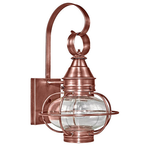 Onion One Light Wall Mount in Antique Copper (196|2521ACMEDCSG)