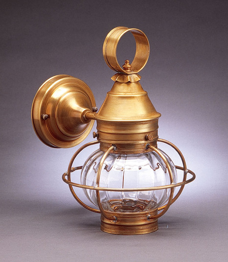 Onion One Light Wall Mount in Antique Brass (196|2515ABMEDOPTNS)