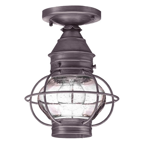 Onion One Light Flush Mount in Dark Brass (196|2514DBMEDCSG)