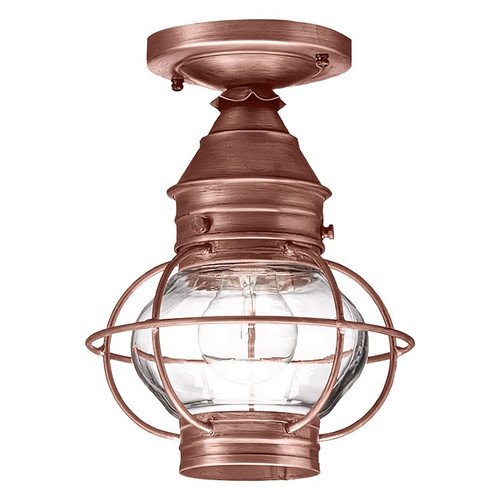 Onion One Light Flush Mount in Antique Copper (196|2514ACMEDCLR)