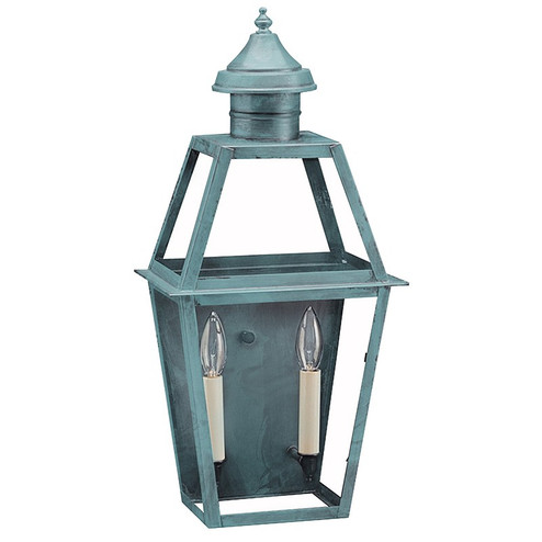 Uxbridge Two Light Wall Mount in Verdi Gris (196|2241VGLT2CLR)