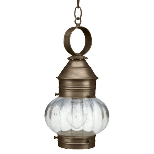 Cageless One Light Hanging Lantern in Dark Antique Brass (196|2032DABMEDOPT)