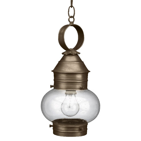 Cageless One Light Hanging Lantern in Dark Antique Brass (196|2032DABMEDCSG)