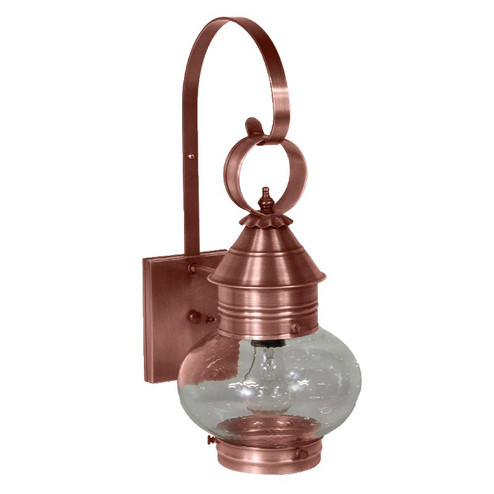 Cageless One Light Wall Mount in Antique Copper (196|2031ACMEDCSG)