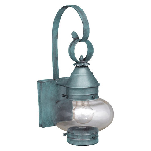 Cageless One Light Wall Mount in Verdi Gris (196|2021VGMEDCLR)