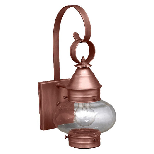 Cageless One Light Wall Mount in Antique Copper (196|2021ACMEDCSG)