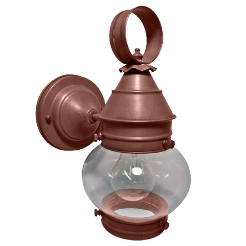 Cageless One Light Wall Mount in Antique Copper (196|2015ACMEDCLR)
