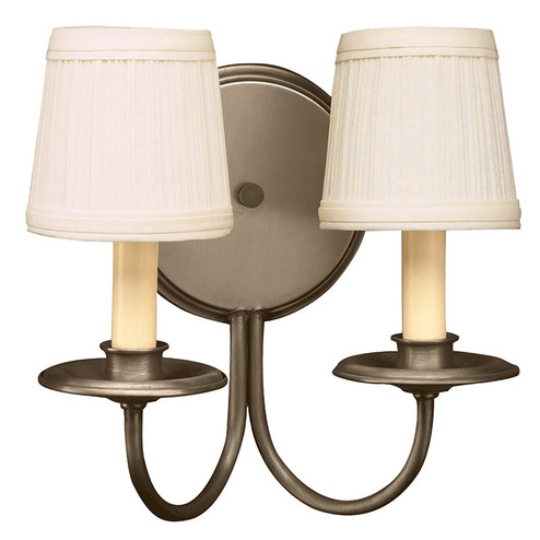 Sconce Two Light Wall Sconce in Dark Antique Brass (196|142DABLT2SHD)