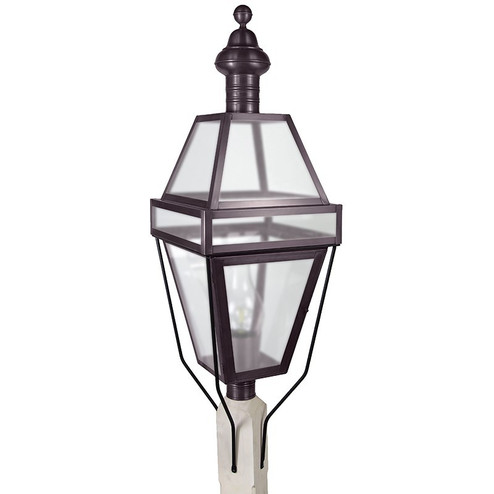 Boston One Light Post Mount in Dark Brass (196|1253DBCIMFST)