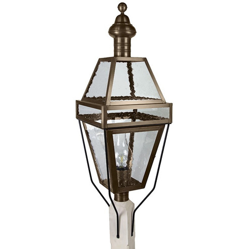 Boston One Light Post Mount in Dark Antique Brass (196|1253DABCIMSMG)