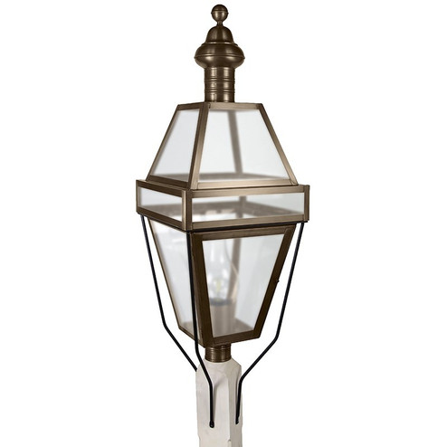 Boston One Light Post Mount in Dark Antique Brass (196|1253DABCIMFST)
