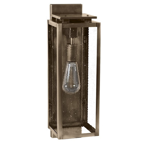 Downtown One Light Wall Lantern in Dark Antique Brass (196|11631DABMEDSMG)