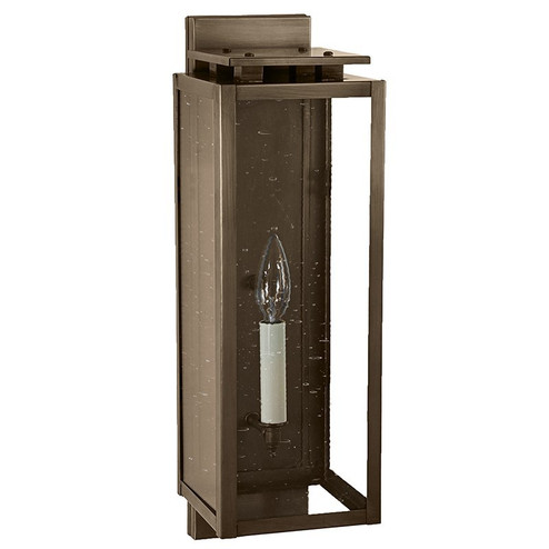 Downtown One Light Wall Lantern in Dark Antique Brass (196|11631DABLT1CSG)