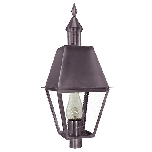 Boston One Light Post Mount in Dark Brass (196|1133DBCIMSMG)