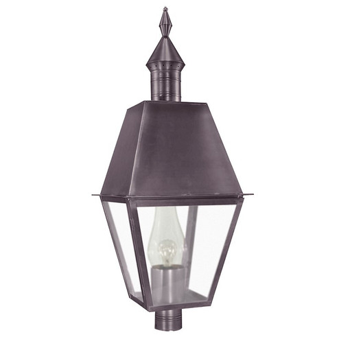 Boston One Light Post Mount in Dark Brass (196|1133DBCIMFST)